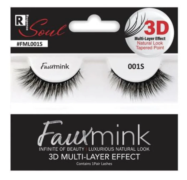 FAUX MINK 3D LASHES 001 SMALL